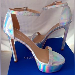 Stuart Weitzman NUDIST HOLLYWOOD PLATFORM SANDAL